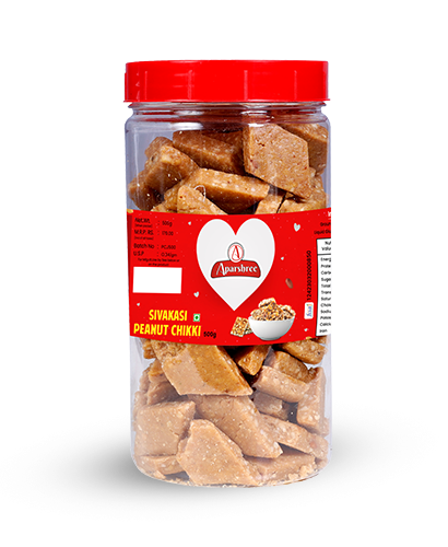 Peanut Chikki Nice jar 500Gm